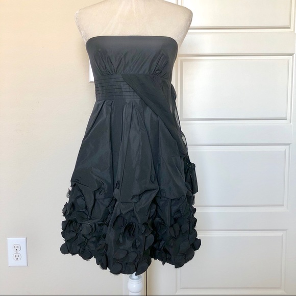 BCBG Max Azria Black Strapless Formal Dress Size 4 - Picture 2 of 8